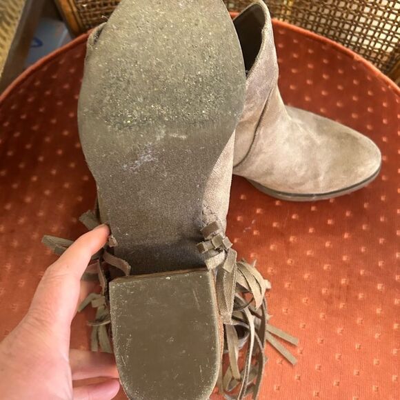 Not Rated ladies 8.5 tan Braxton fringe boots - Picture 7 of 7